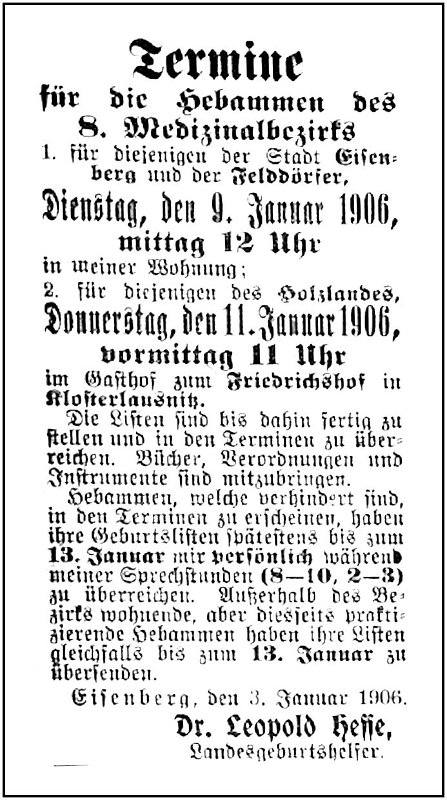 1906-01-04 Kl Hebammen